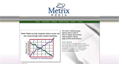 Desktop Screenshot of mymetrixmedia.com