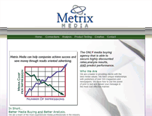 Tablet Screenshot of mymetrixmedia.com